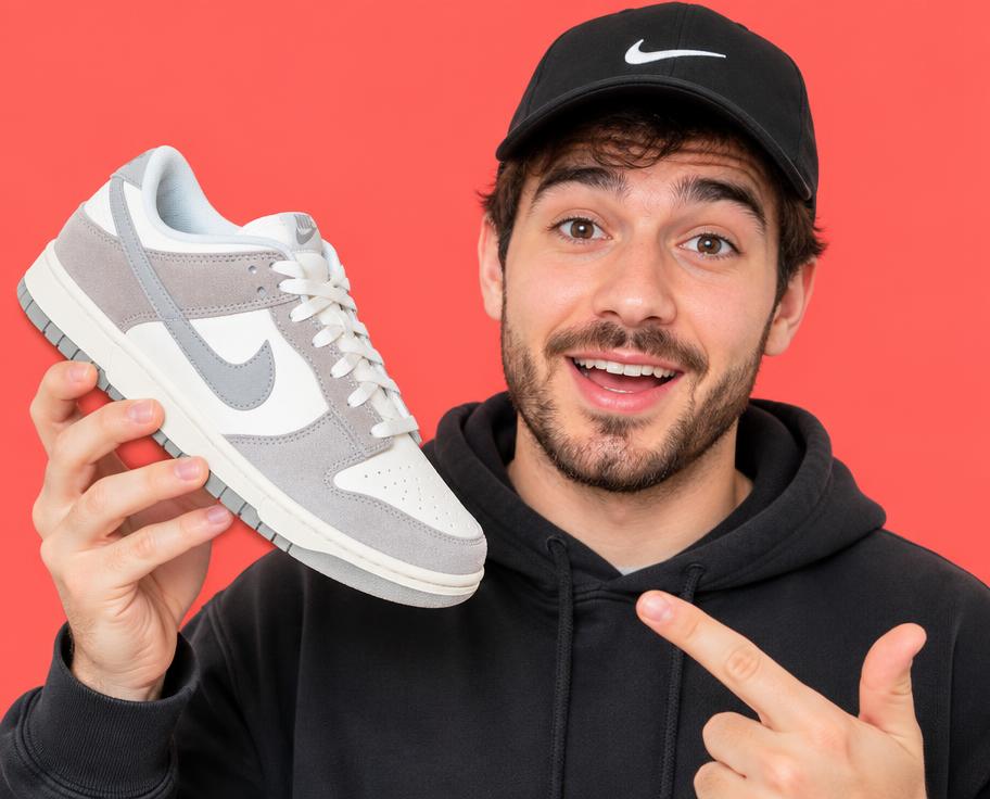 Sneaker drop — 3 angles